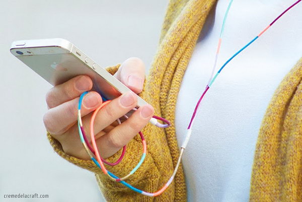 Add Glamour by Painting Variety of Nail Polish Colors onto Your Headphones. 