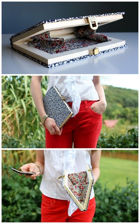 DIY Book Clutch. 