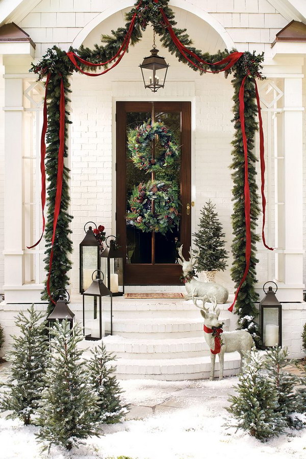 Christmas Greenery and Ribbon Entry 