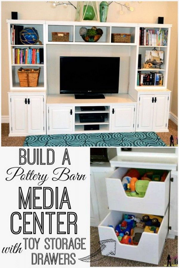 Pottery Barn Media Center Building Plans