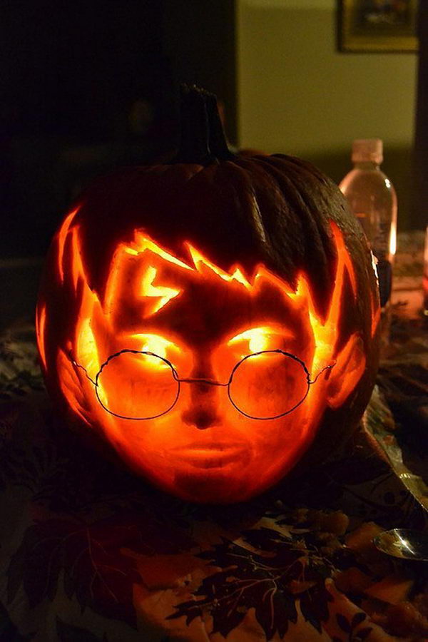 Harry Potter Pumpkin Carving. 