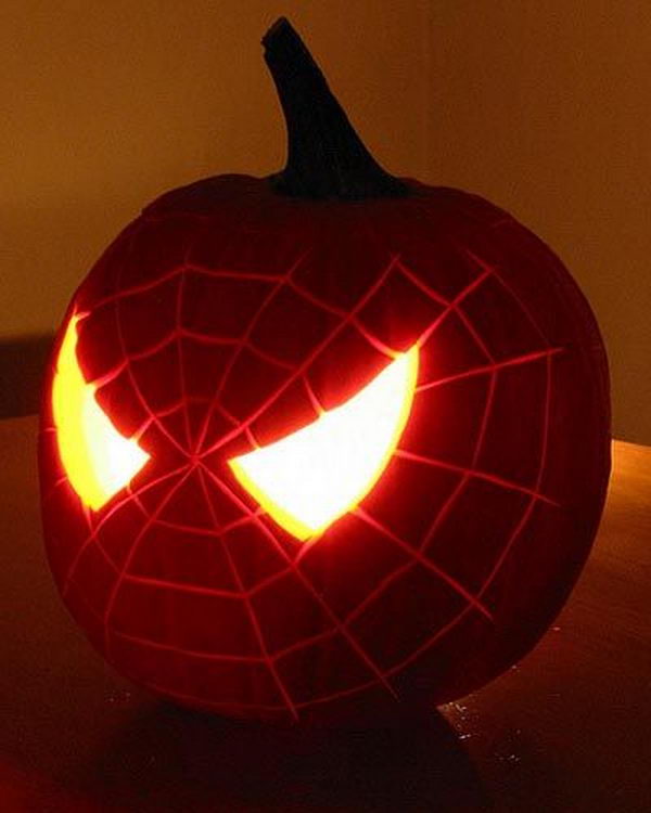 Superhero Pumpkin Carving. 