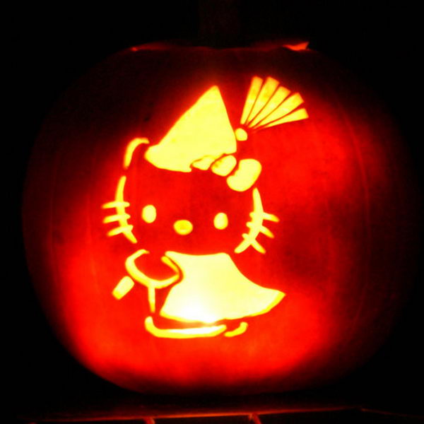 Hello Kitty Pumpkin. 
