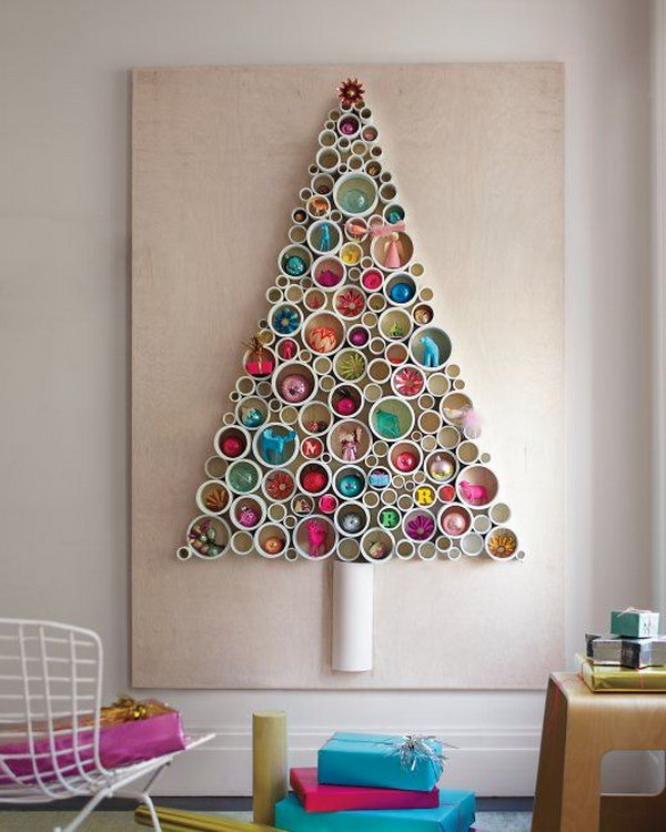 PVC Pipe Tree as Wall Art. 