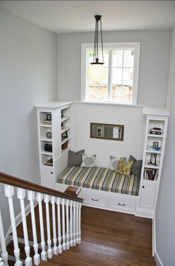 Reading Area On Stairway Landing. 