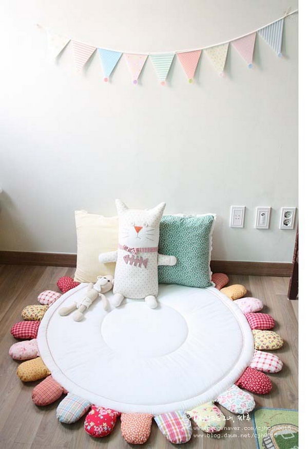 DIY Cute Patchwork Mat. 