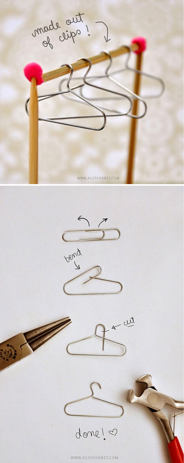 These Cute Mini Hangers Are Cool Embellishment to Your Scrapbook. 