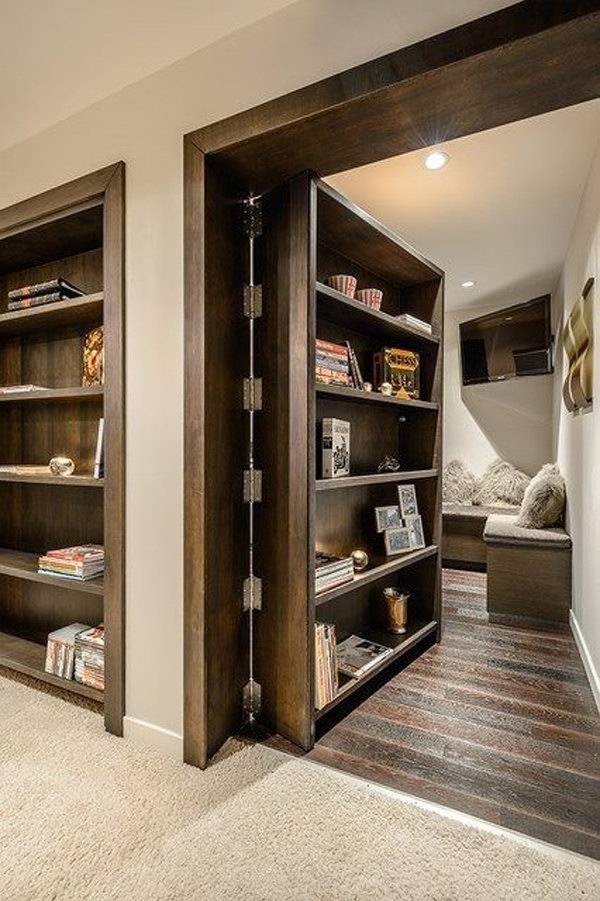 Clever Bookcase Secret Rooms