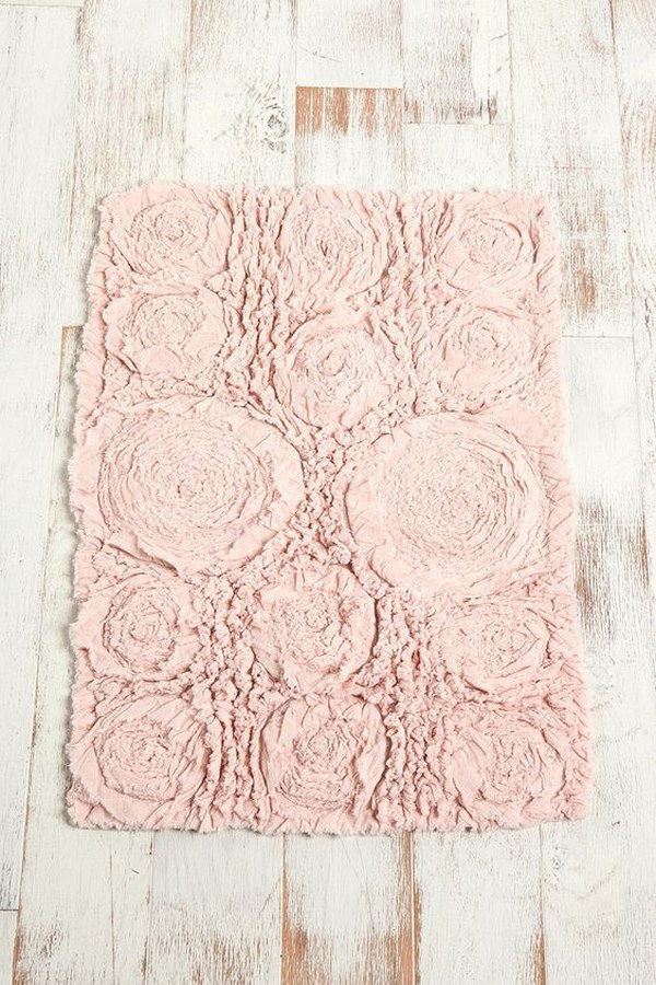 Frayed Roses Mat 