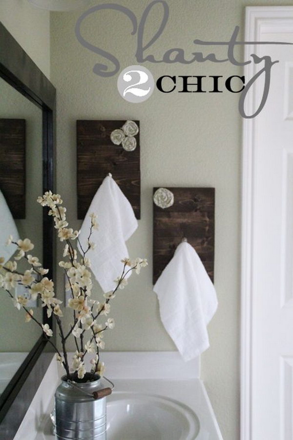 DIY Towel Hooks 