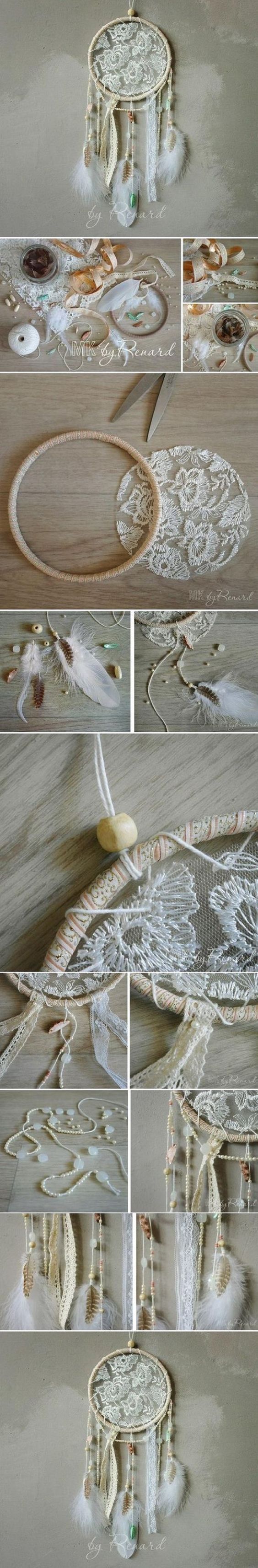 Shabby Chic Dream Catcher. 