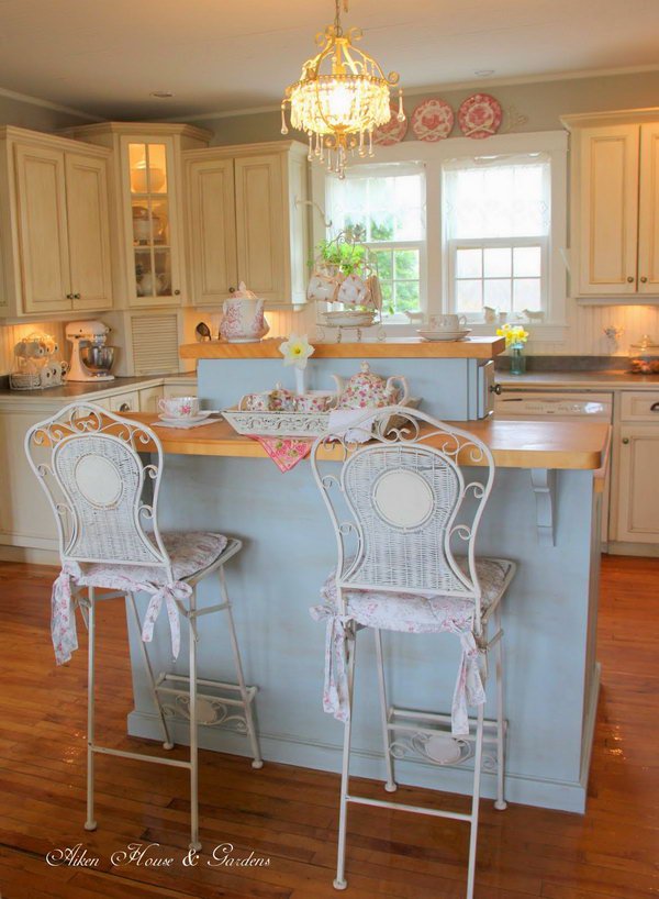 50 Sweet Shabby Chic Kitchen Ideas 2018