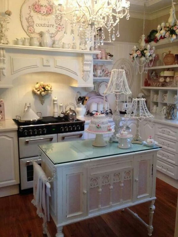 50 Sweet Shabby Chic Kitchen Ideas 2017