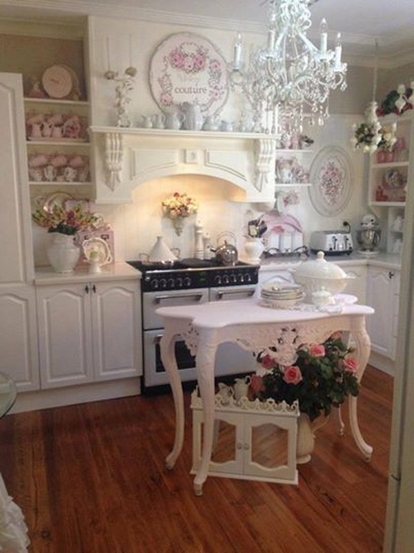 50 Sweet Shabby Chic Kitchen Ideas 2018