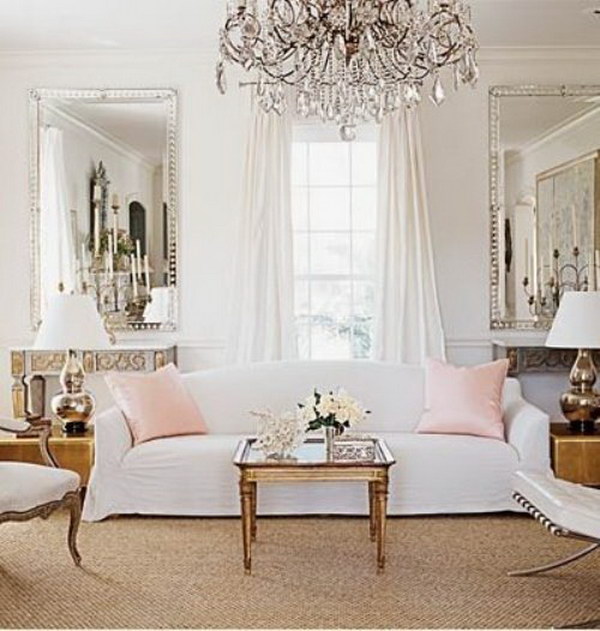 French Chic Living Room Decor 