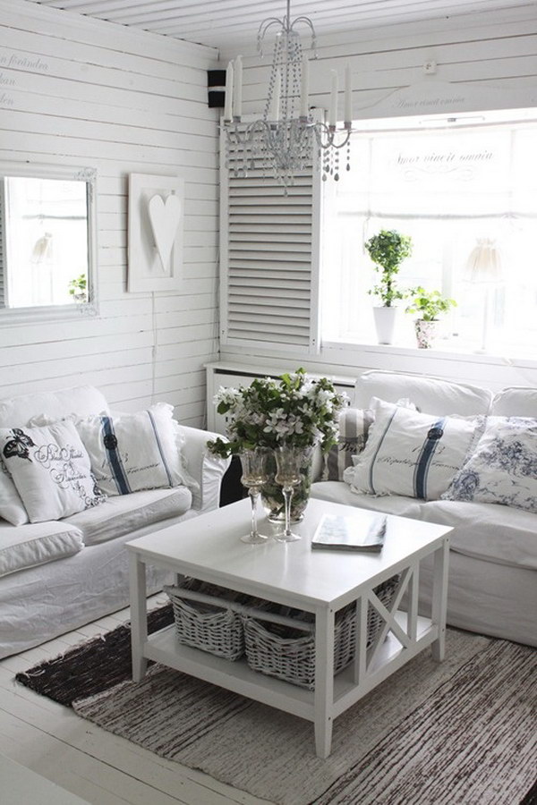 Pretty Shabby Chic Decorating Idea