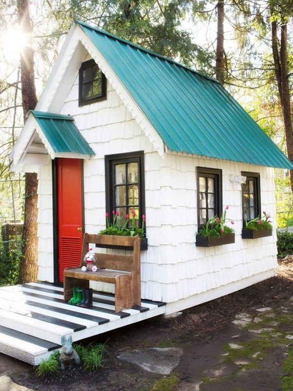 Backyard Kids' Playroom Shed. 