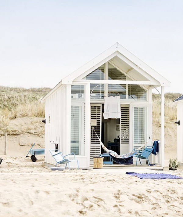 She Shed On Beach. 