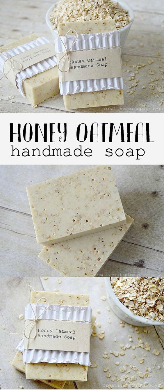 Honey Oatmeal Handmade Soap. 