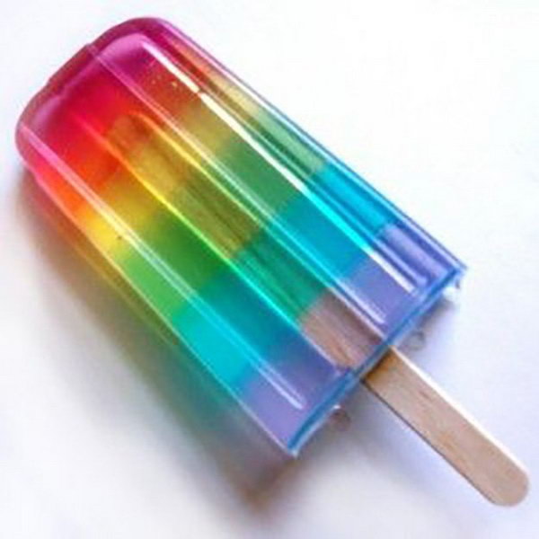 DIY Popsicle Rainbow Soap