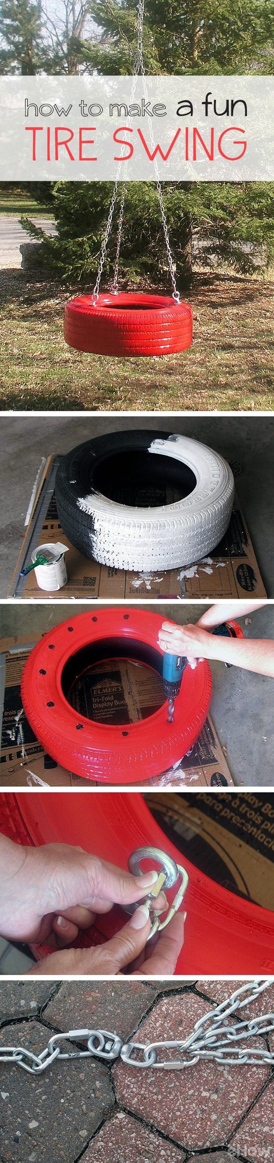 DIY Tire Swings. See more