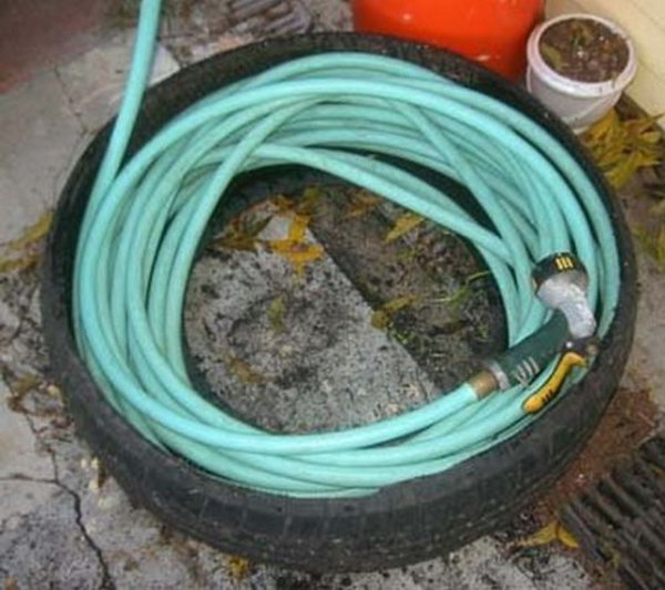 A Hose Caddy. Check out the directions 