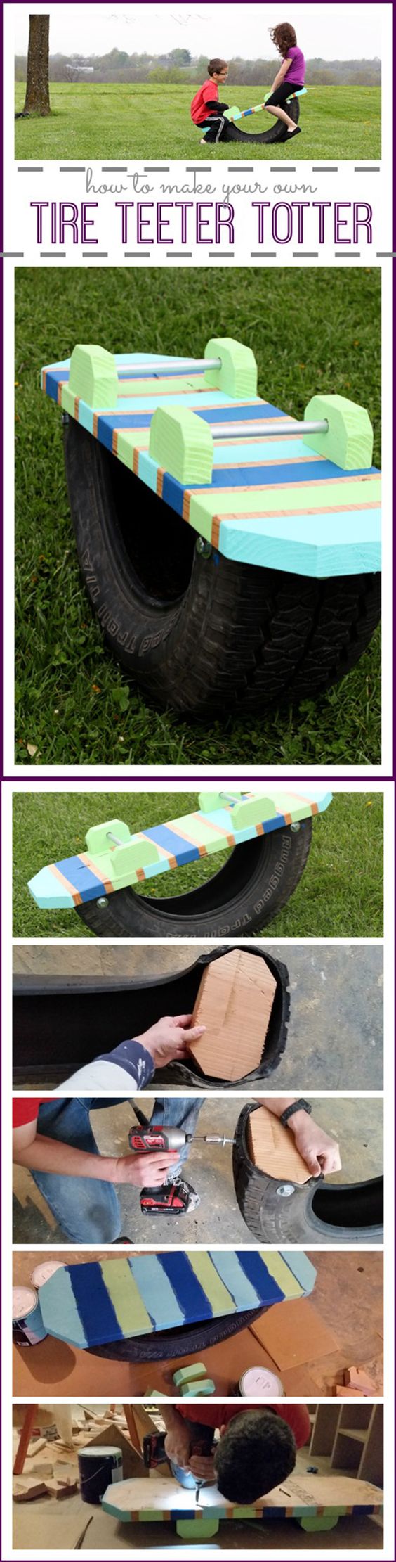 Tire Totter for Kids. 