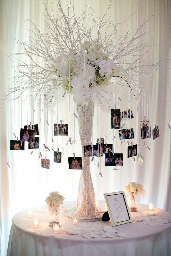 DIY Wedding Tree Centerpieces With Photos. 