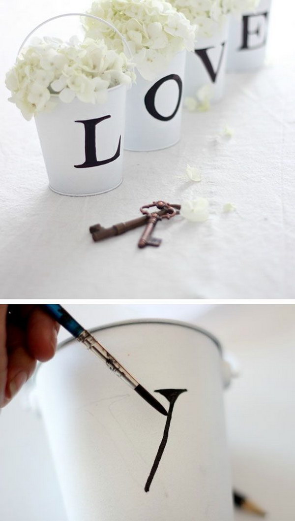 DIY Love Buckets. 