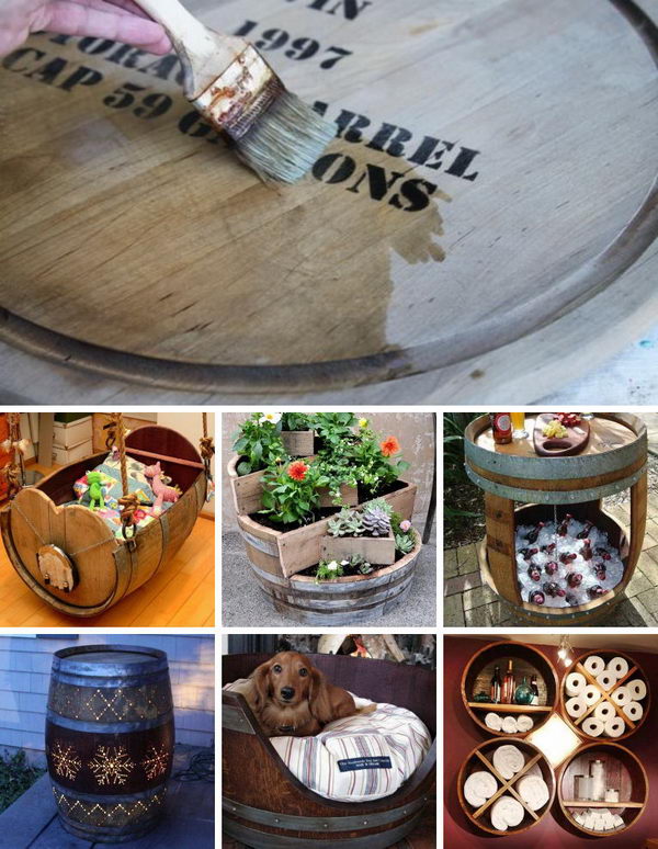 Creative Ways of Recycling Old Wine Barrels. 