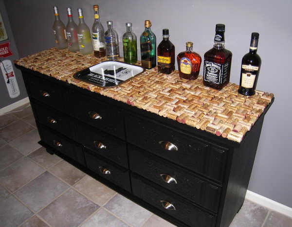 Wine Cork Dresser Top