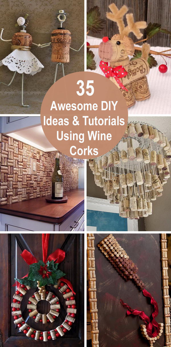 35 Awesome DIY Ideas and Tutorials Using Wine Corks. 