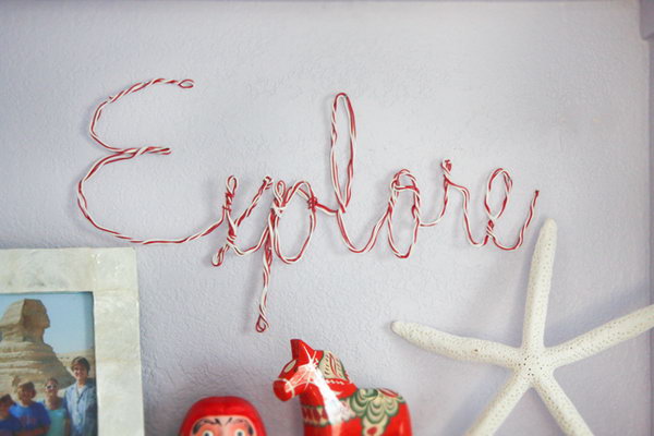  Wire Word Wall Art. 