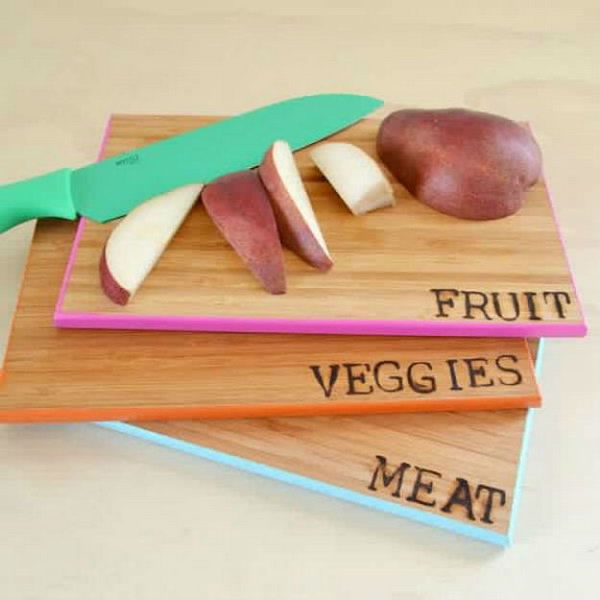 DIY Color-coded Chopping Boards