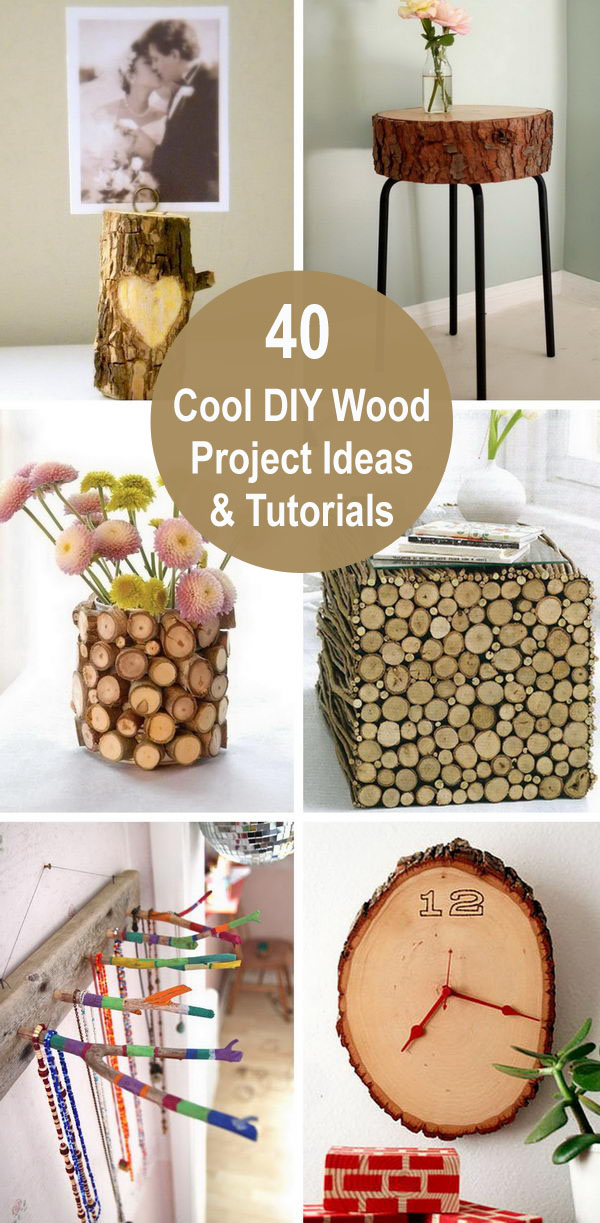 40 Cool DIY Wood Project Ideas & Tutorials. 