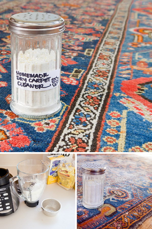 Homemade Dry Carpet Cleaner. 