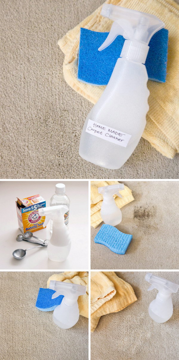 Powerful Homemade Carpet Cleaner. 