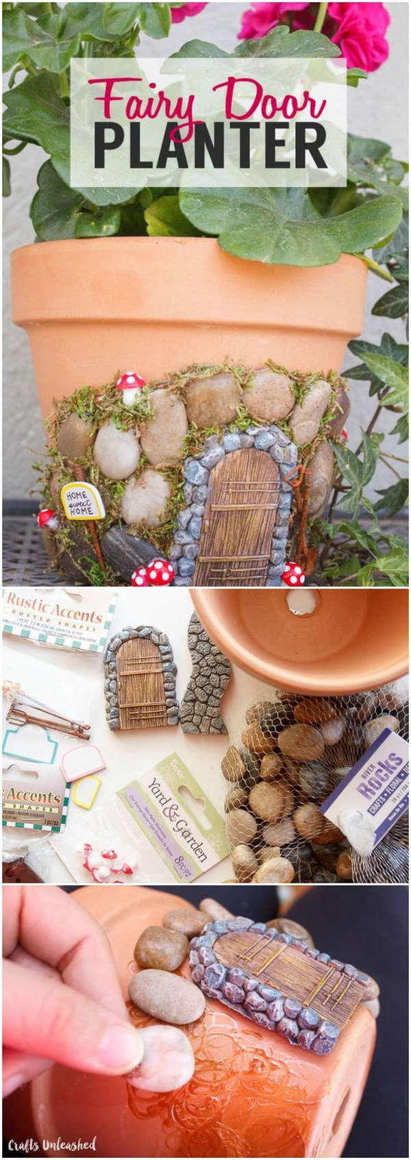 DIY Fairy House Planter. 