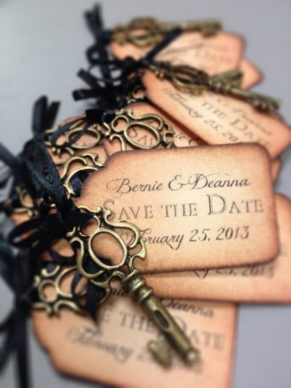 Save the Date Tags with Keys 