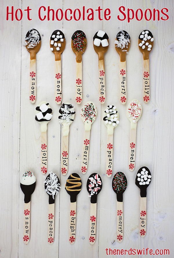Hot Chocolate Spoons. 