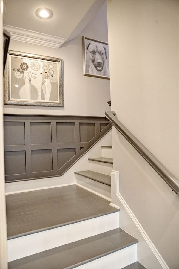 40 Ways To Decorate Your Staircase Wall 2018