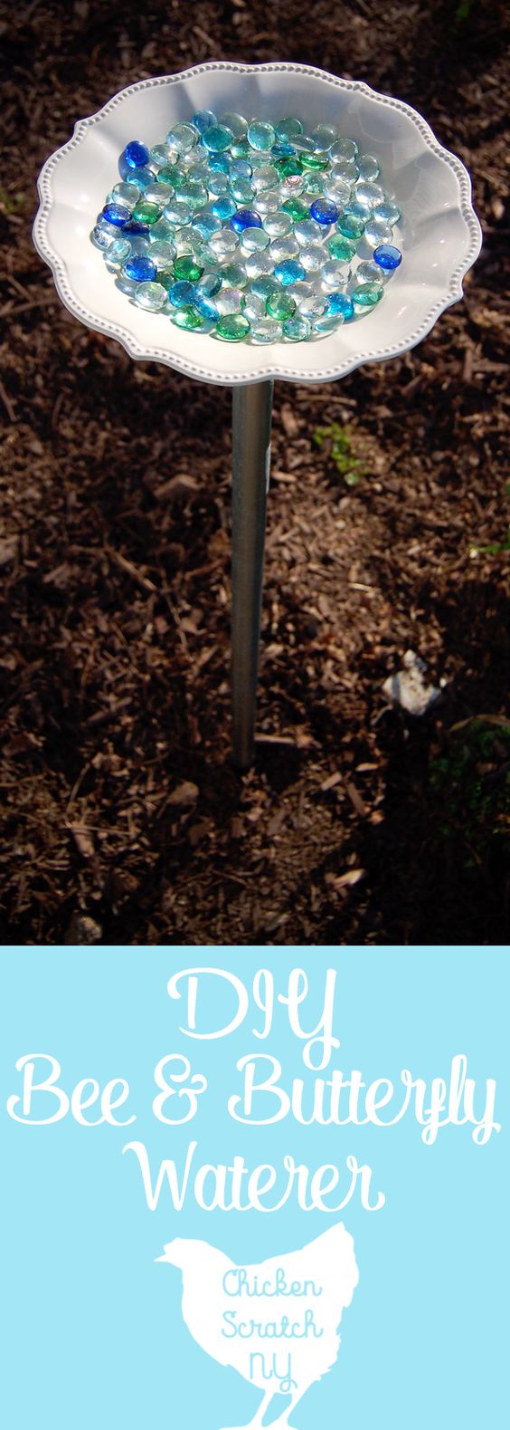 Bee and Butterfly Waterer. 