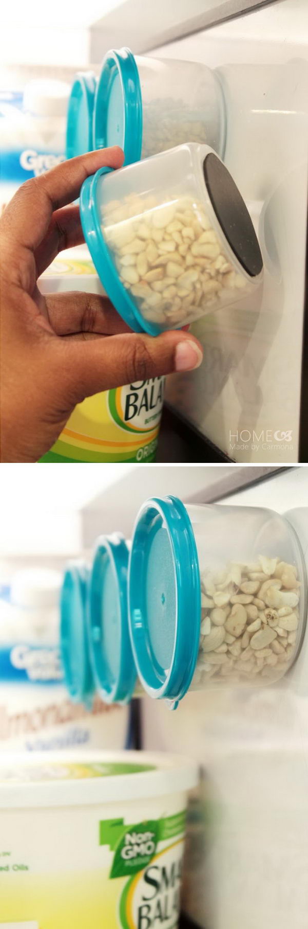 DIY Magnetic Storage Tins. 