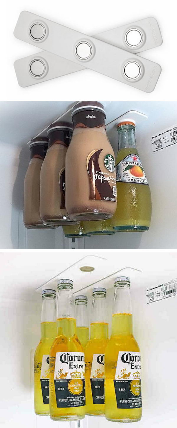 Magnetic Bottle Holders. 