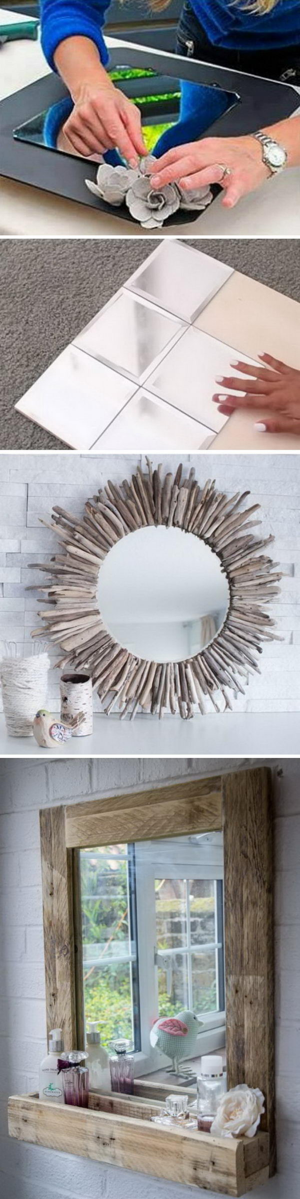 Awesome DIY Mirrors. 