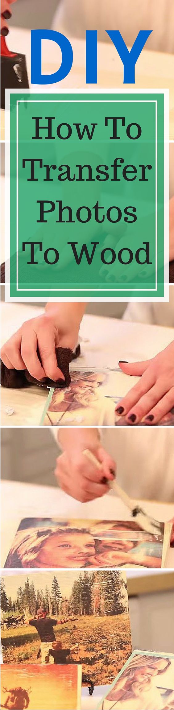Easy Way To Transfer Photos To Wood. 