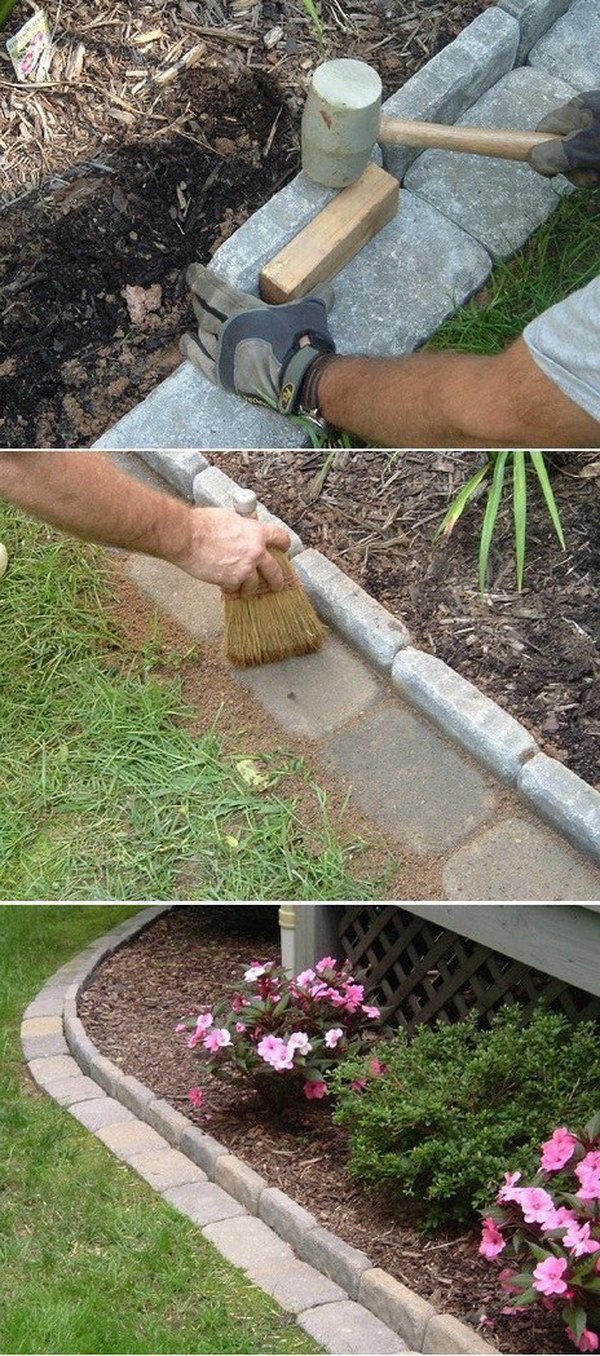 Add Some Simple Edging To Your Flower Beds To Protect Them From The Mower. 