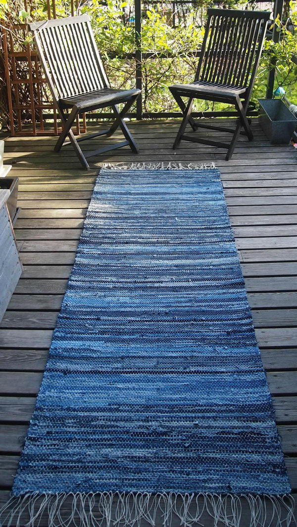 Denim Runner Rug. 