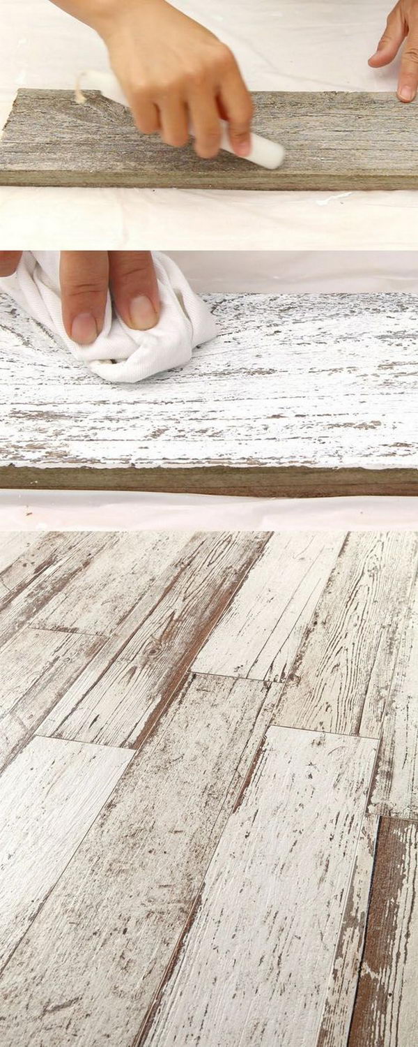 15 DIY Ideas to Distress Wood for Old Look 2018