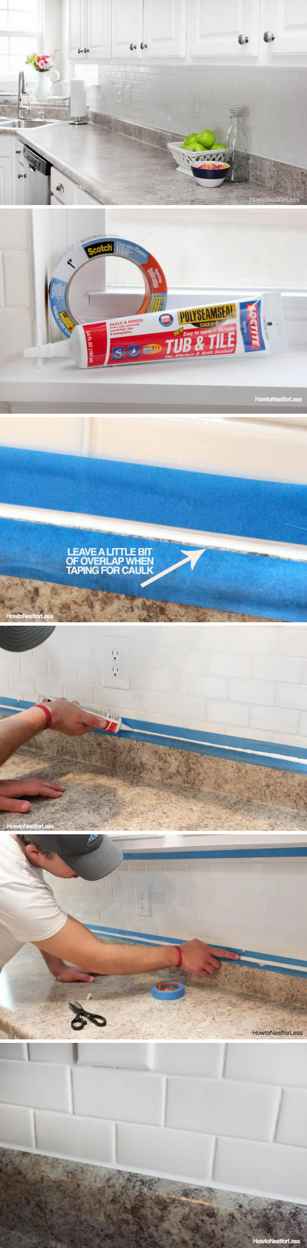 Make Clean and Beautiful Caulk Lines Like a Pro. 